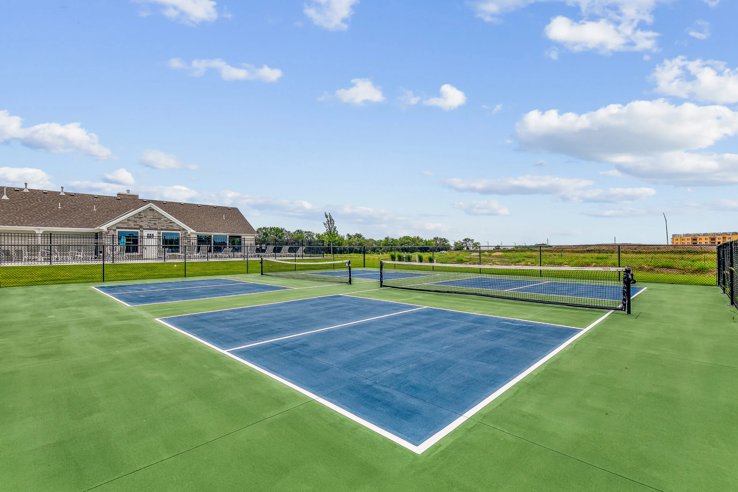 tennis courts at park place community