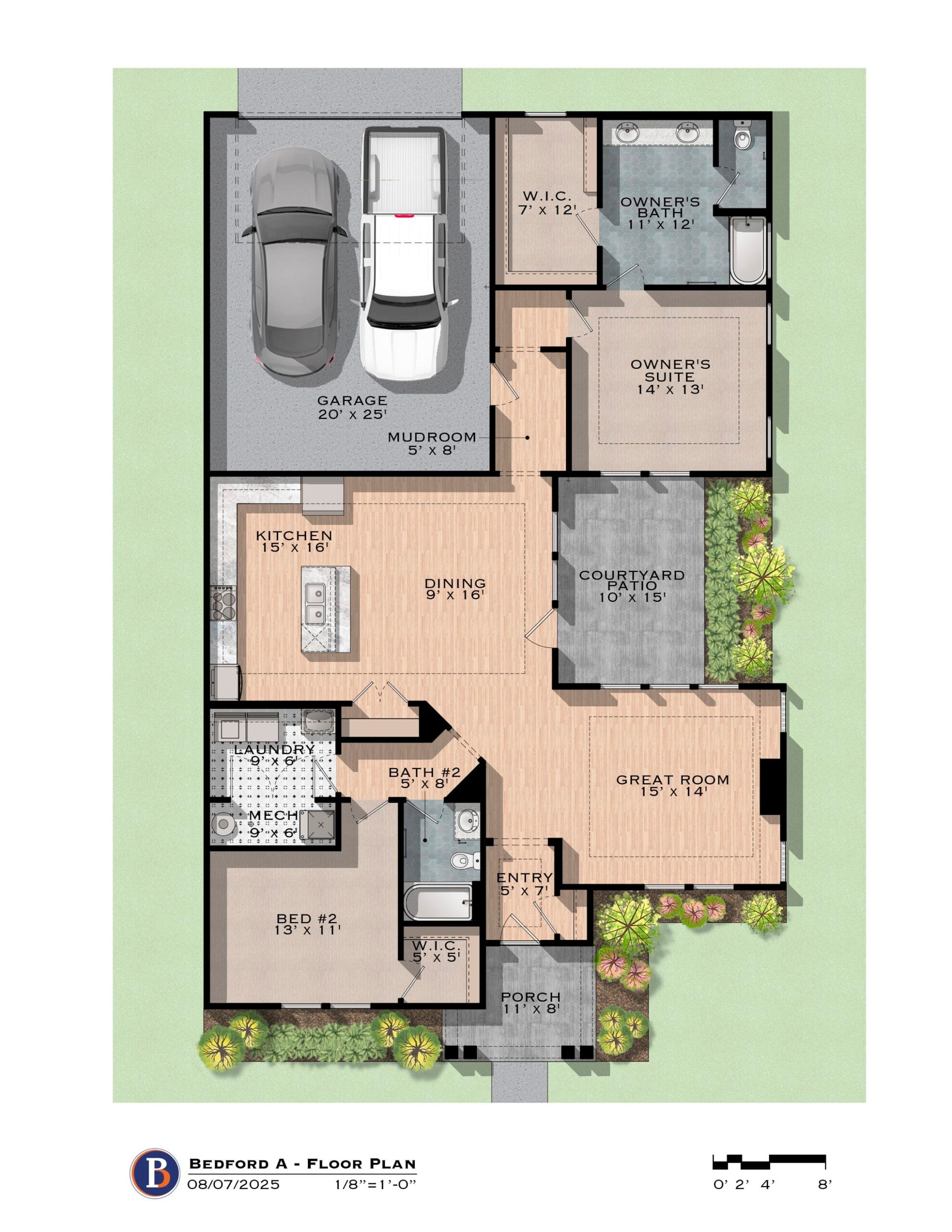 Perfection Builders Floor Plan_BedfordA_8x11_20250807 Bedford floor plan