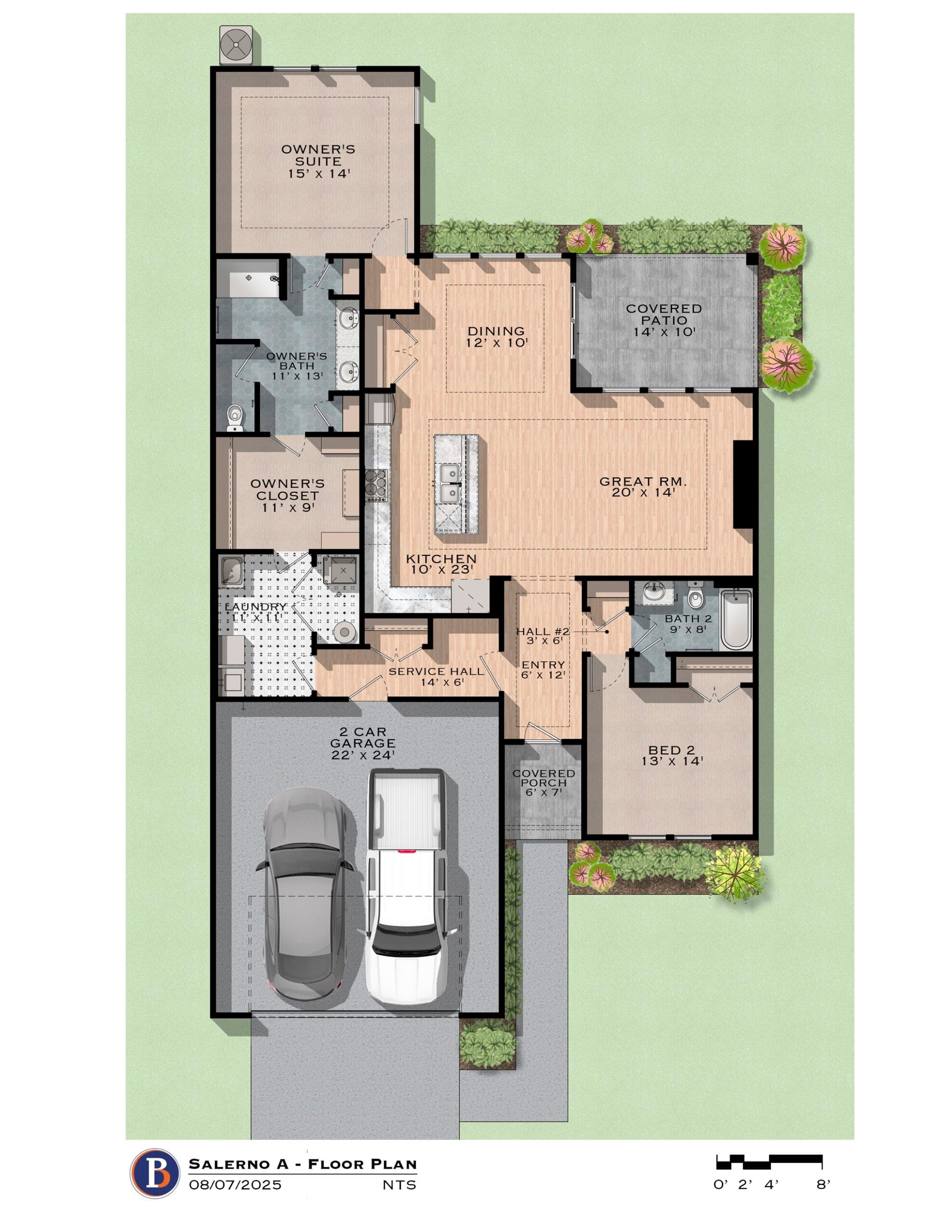 Perfection Builders Floor Plan_SalernoA_8x11_20250807 Salerno floor plan