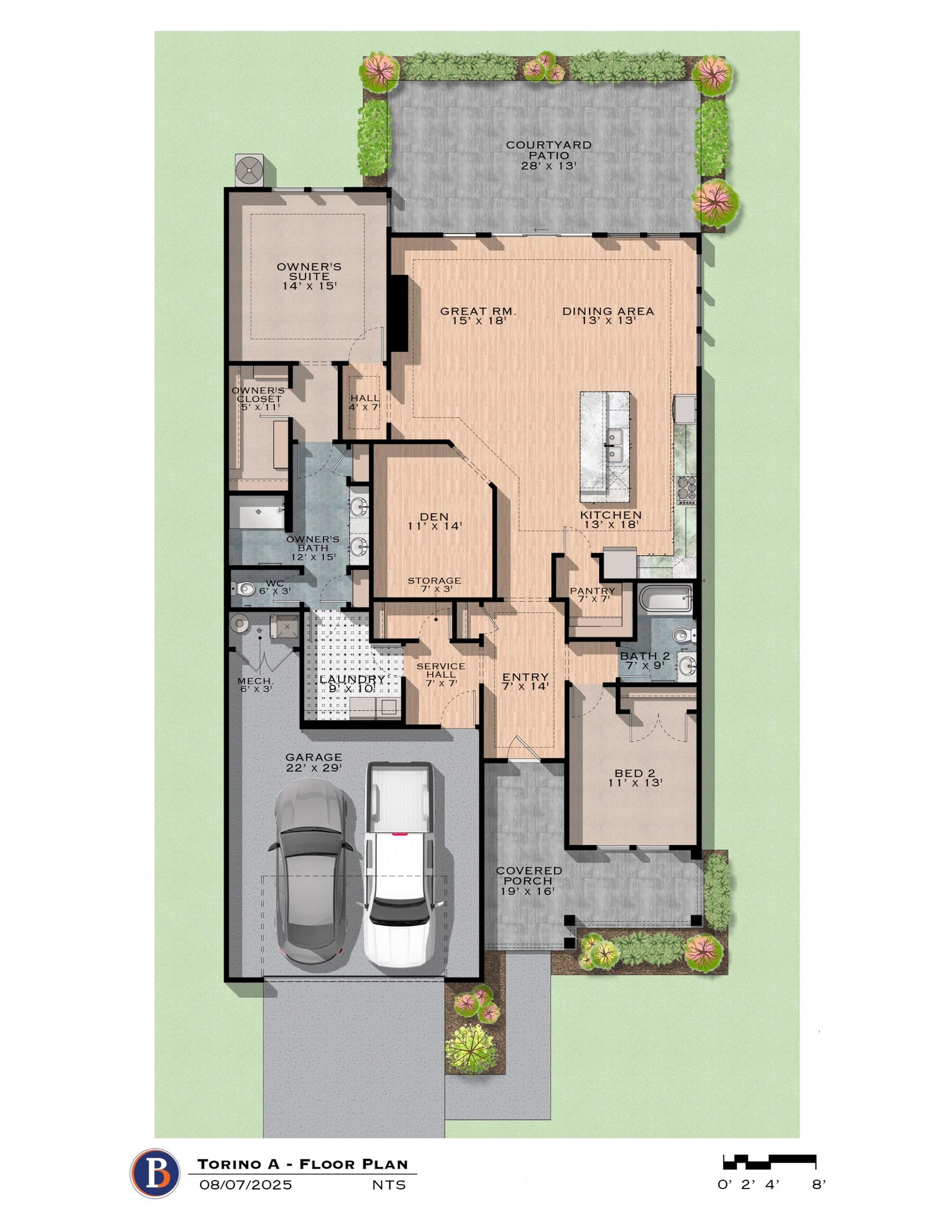 Perfection Builders Floor Plan_TorinoA_8x11_20250807 Torino Floor Plan