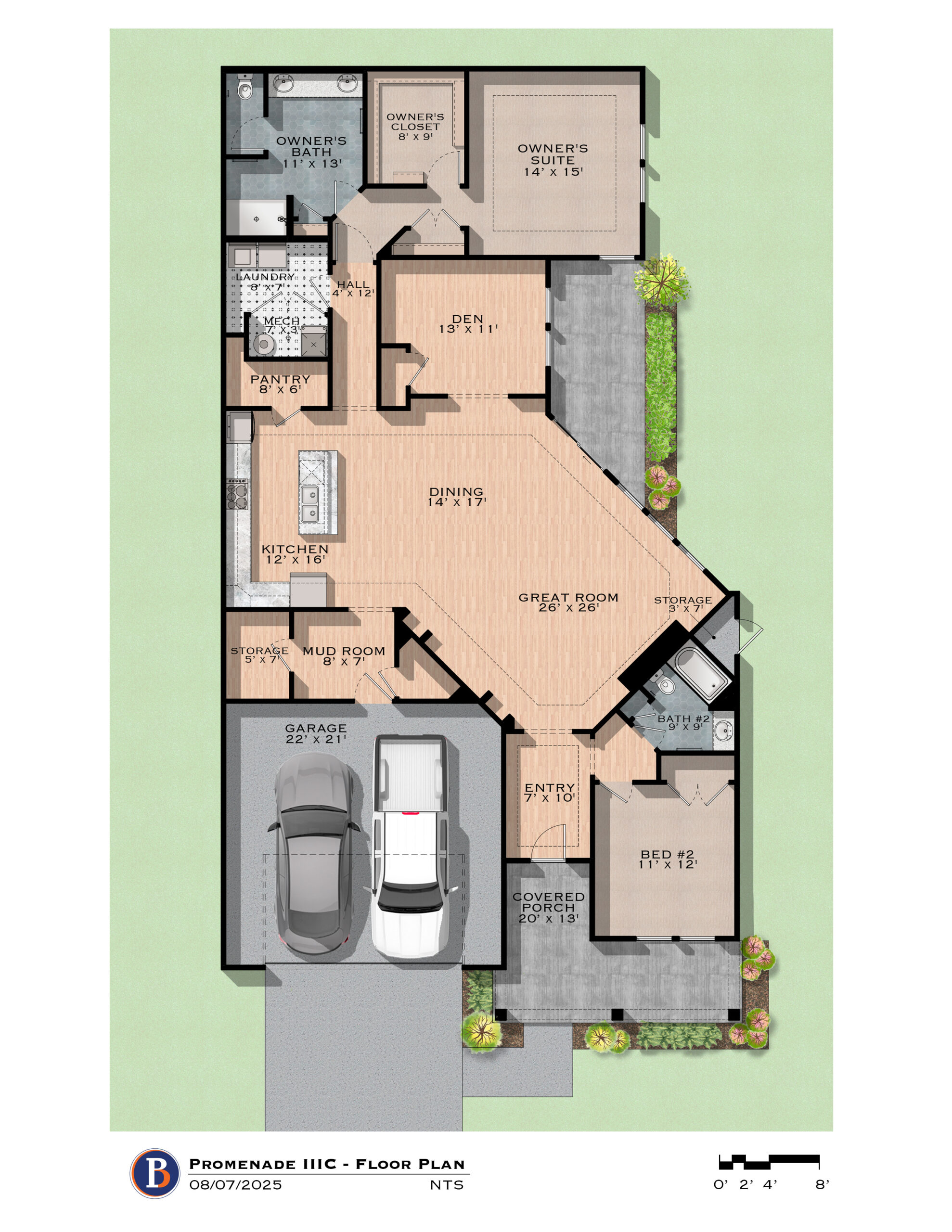 Perfection Builders Floor Plan_PromenadeIIIC_8x11_20250807