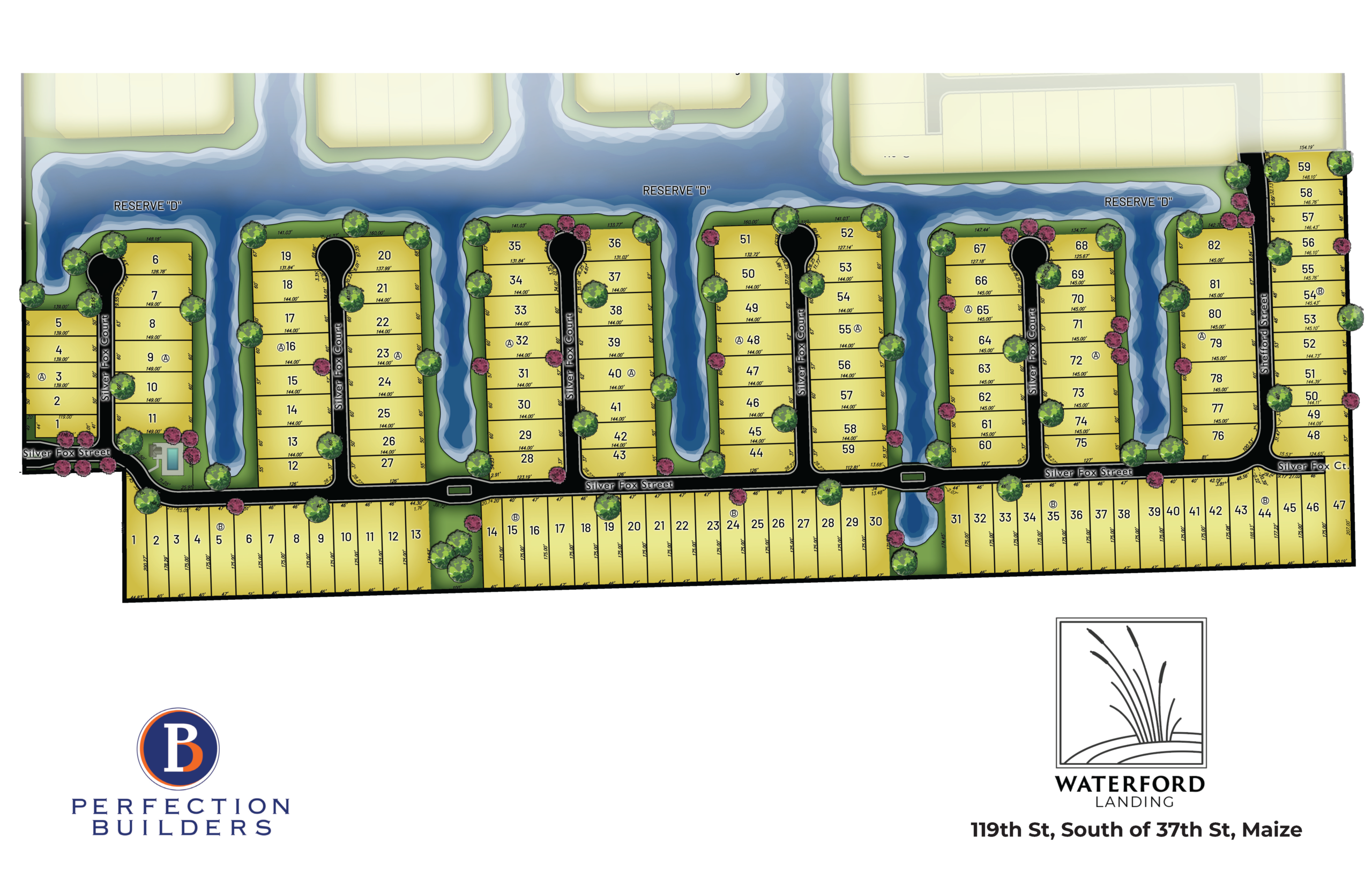Waterford Landing Site Map